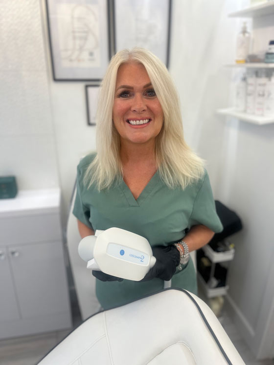 Amanda, owner of Sculpted and Skin